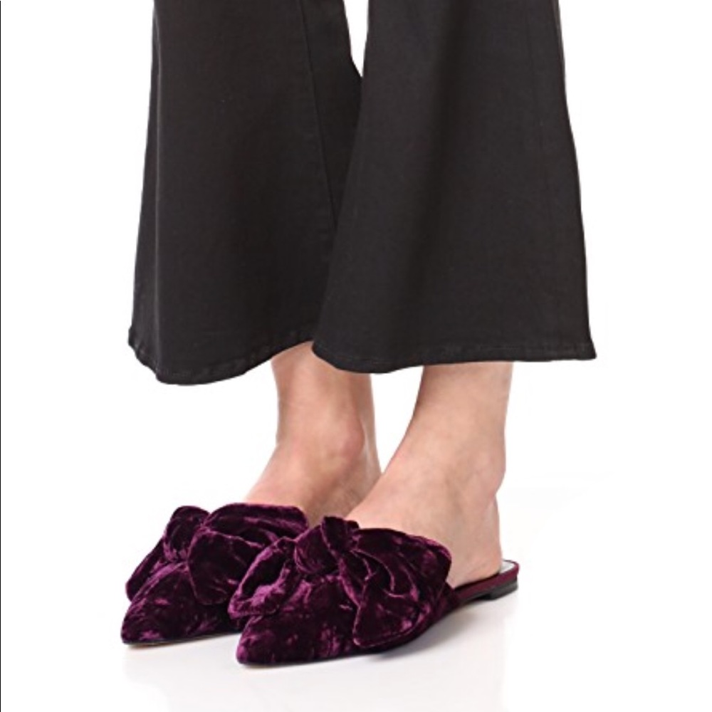 Rebecca Minkoff Alexis Bow Mule Slippers